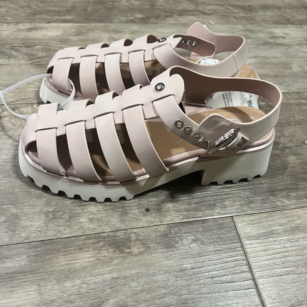 Sugar NEW Women's Blush Pink Platform Strappy Sandals